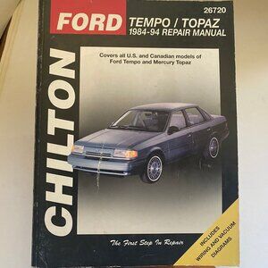 Chilton Ford Tempo Topaz 1984-94 Repair Manual 26720